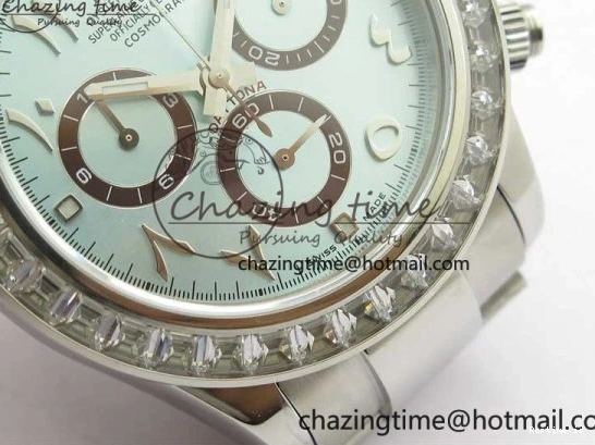 1219 Daytona 116506 Middle East Edition Bp Maker Best Edition Ice Blue Brown Arabic Dial Diam Bezel On SS Bracelet A Neat 2897